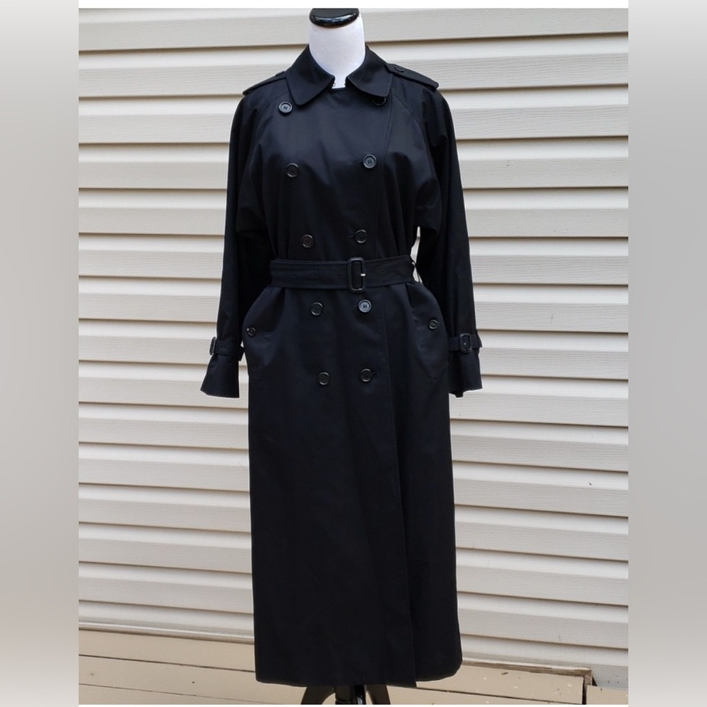 BURBERRY'S NOVA CHECK LINED WITH REMOVABLE PLAID WOOL LINER CLASSIC TRENCH COAT - Picture 3 of 14